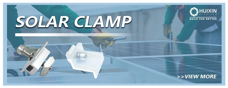 High Quality Photovoltaic Solar Aluminum End Clamp Mounting Kit