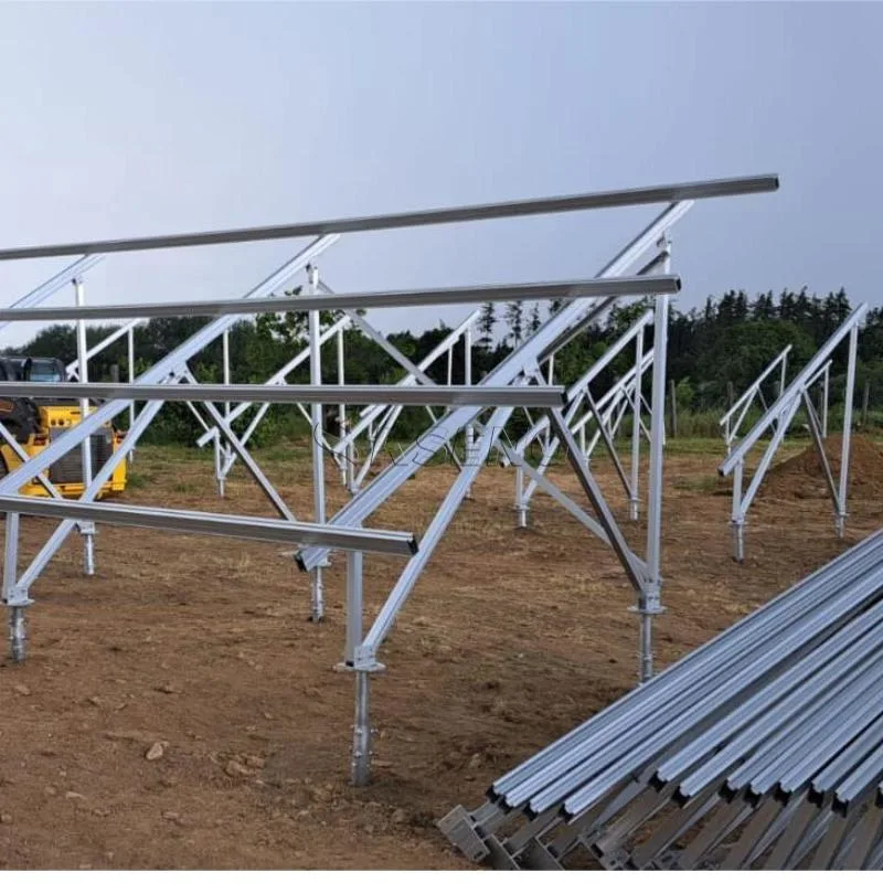 Ground Mount Solar Racking Systems Aluminum Solar Mounting System Ground Solar Panel Support