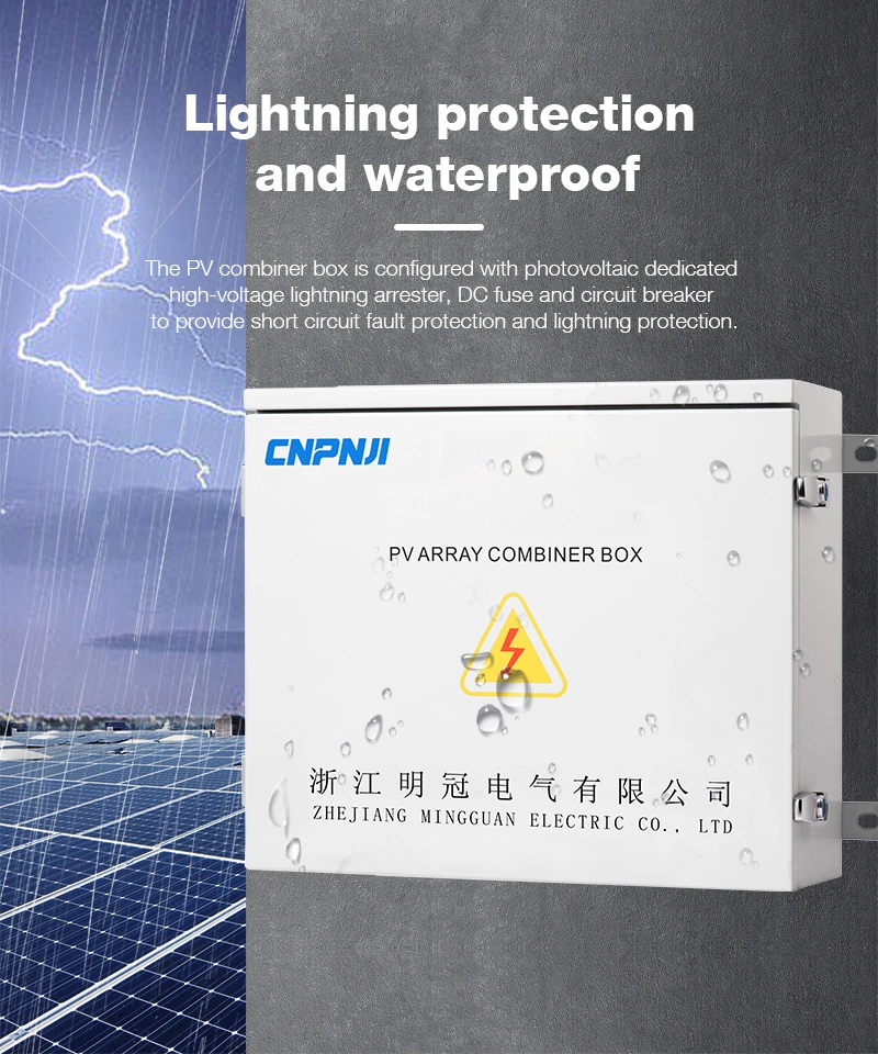 DC Solar Energy System Junction Box Mgv-Dcpv8 Photovoltaic Combiner Box