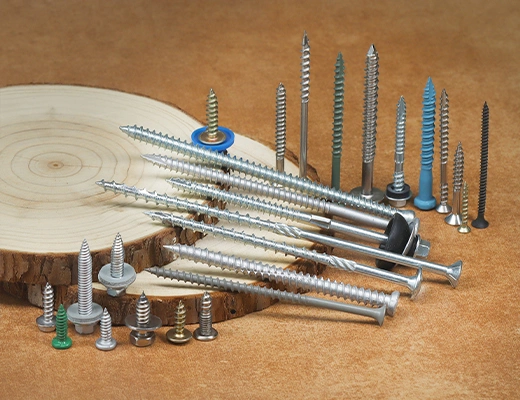 TGR/Tsingri Factory Supply Bimetal Thin Sheet Metal Double Hi-Lo Thread Type 17 Wood Deck Self-Tapping Screws