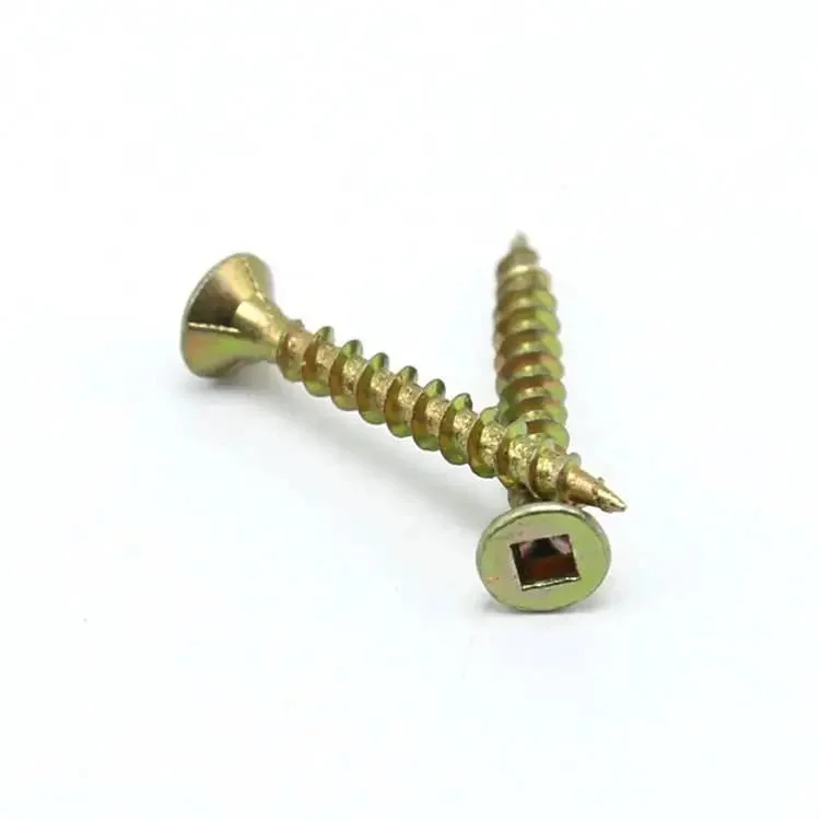 Square Drive Countersunk Flat Head Long Self Tapping Wood Screws