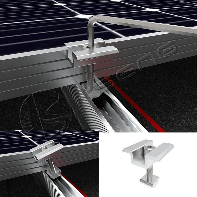 Wholesale Solar Related Products Solar Panel Mounting Accessories Solar End Clamp and MID Clamp