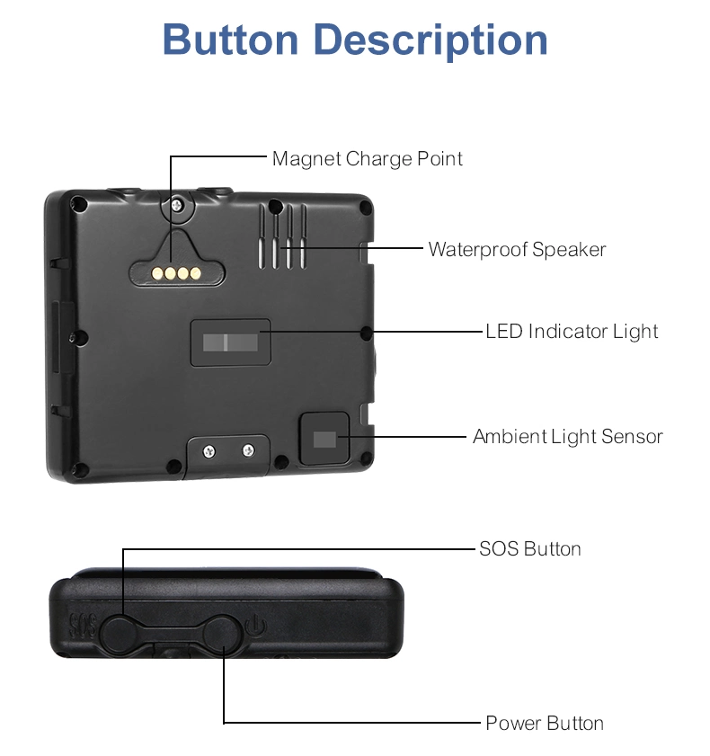 V26 Waterproof Solar Powered Cow Sheep GPS Tracker for Animal