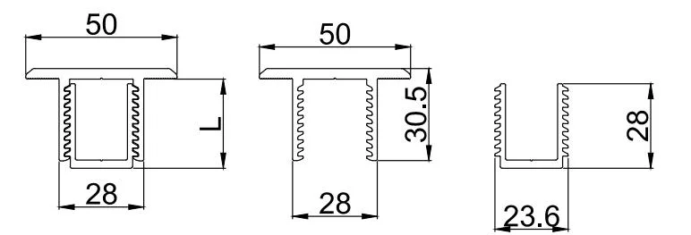 Aluminum Profile Solar Panel Clip Solar Bracket Roof Mounting System PV Photovoltaic Middle Inter and End Side Clamp