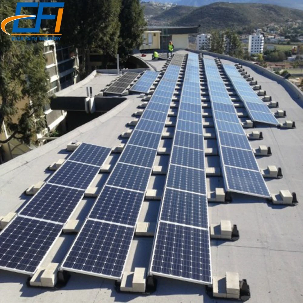 Solar Mounting Ballast Type System Solar Ballast Roof Mount on Flat Roof