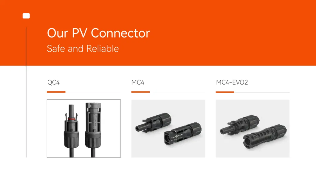 Solar Panel Extension Cable 4mm2 6mm2 PV Connector