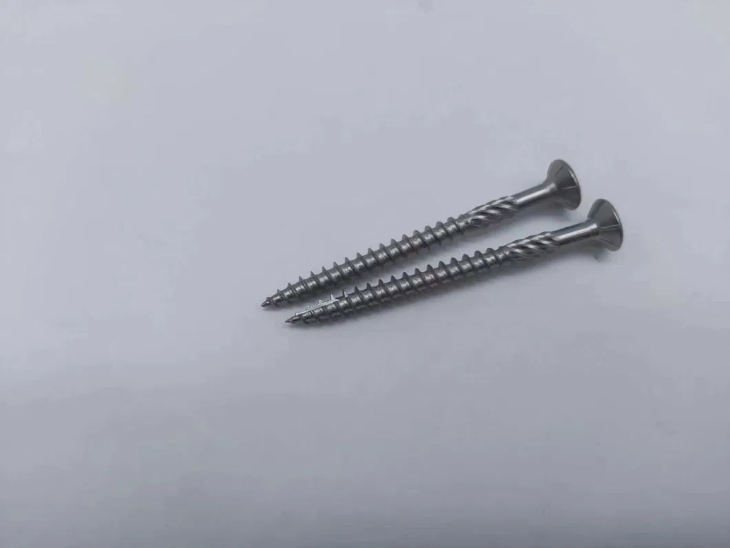 Made in China Grade A2-70 A4-80 Stainless Steel Countersunk Head Deck Screw/Self Tapping Screw