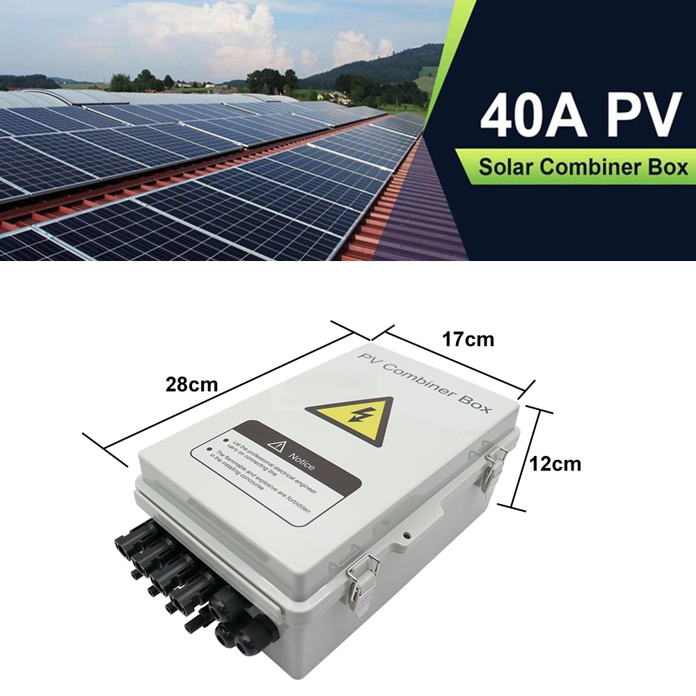 Moreday Solar Photovoltaic DC Product Combiner Box IP65 Waterproof Electrical Switch Solar Junction Box for Sola