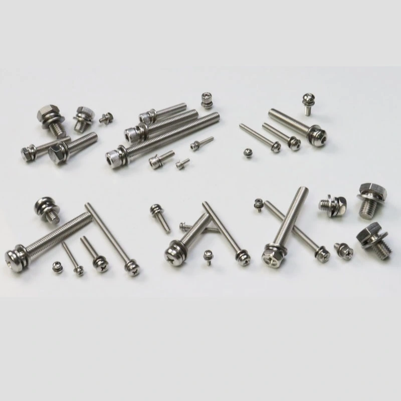 Dacromet Ruspert SS304+Ss410/Sscm435 Hex Flange Self Tapping Bi-Metal Concrete Bolt Screw