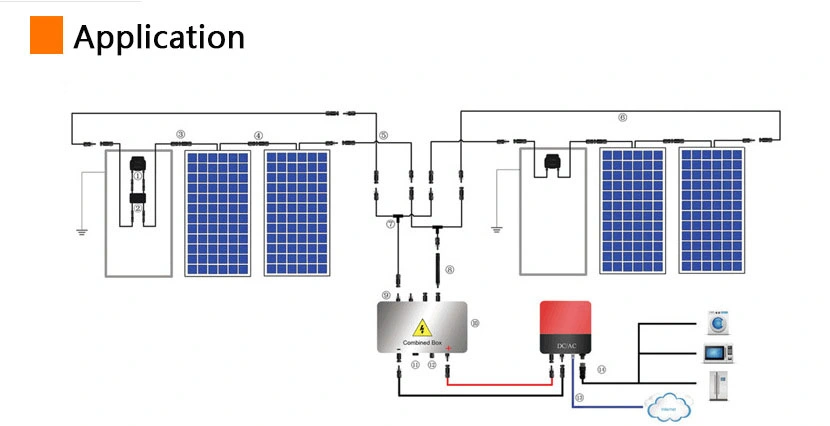 Anderson Connector to PV-Mc Solar Mc4 Connector DC Solar PV Cable