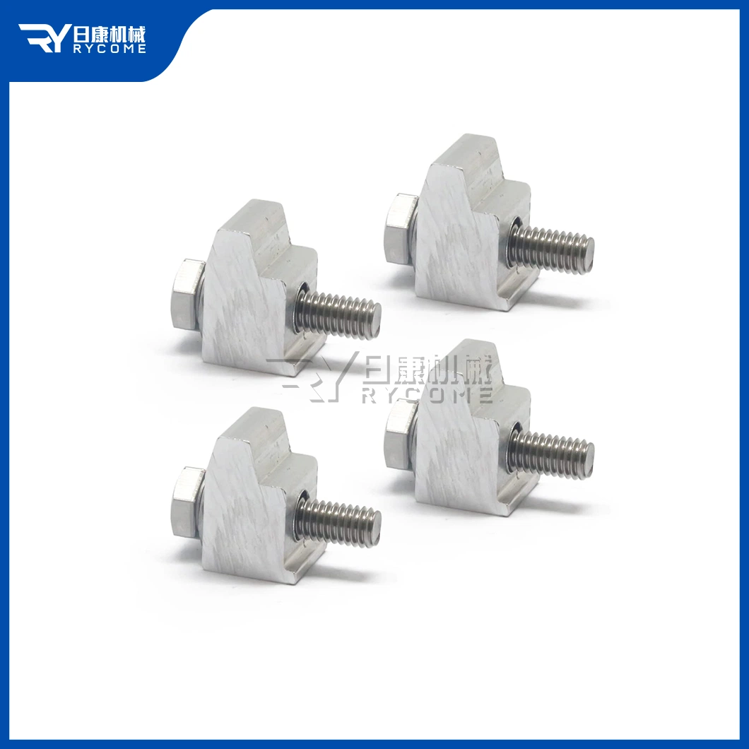 Rycome Industrial Equipment &amp; Components China Manufacturers Kf10ca Kf16ca Kf25ca Kf40ca Kf50ca Aluminum Kf Wall Clamps with Bolts