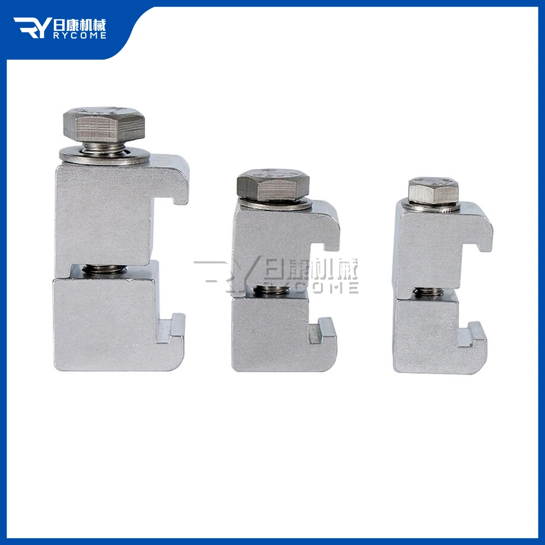 Rycome Industrial Equipment &amp; Components China Manufacturers Kf10ca Kf16ca Kf25ca Kf40ca Kf50ca Aluminum Kf Wall Clamps with Bolts