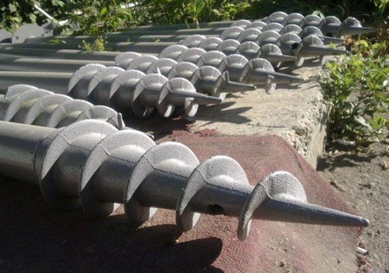 Common Use Screw Pile Galvanized No Dig Ground Screw Pole Anchor