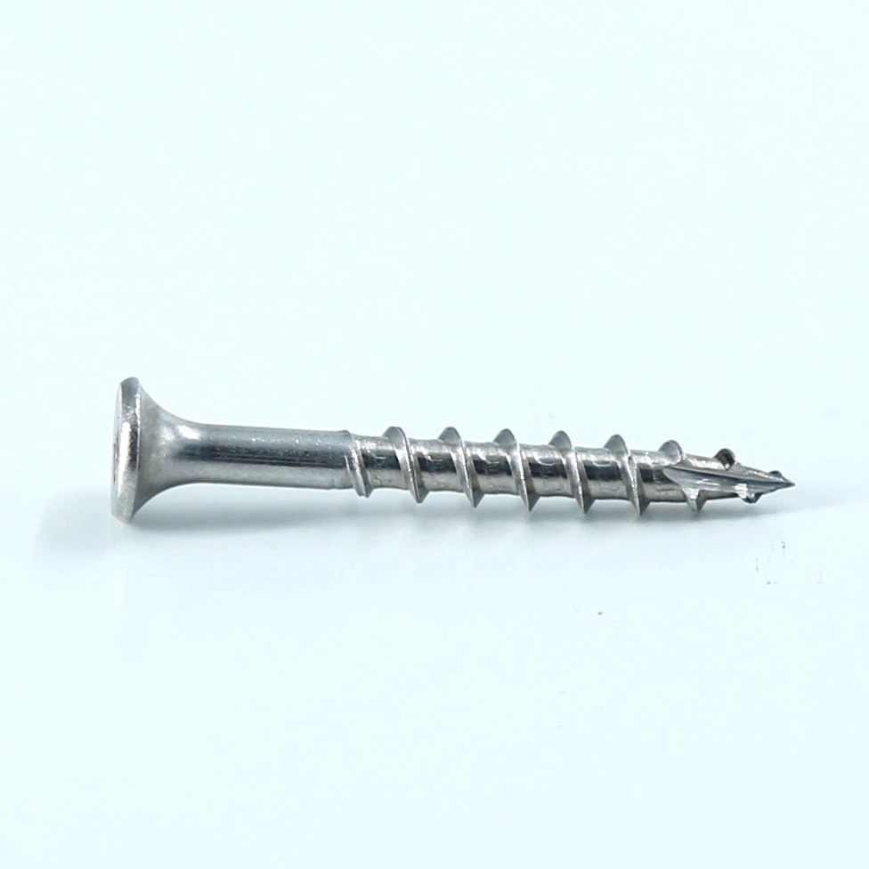 Ss 304/316 Flat Head Square Drive Self Tapping Wood Screw Deck Screw