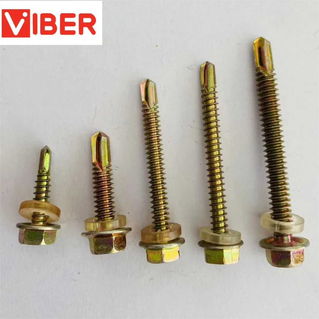 Self Drilling Hex Head Screws Self Tapping Buzz Screw Metal Bolts