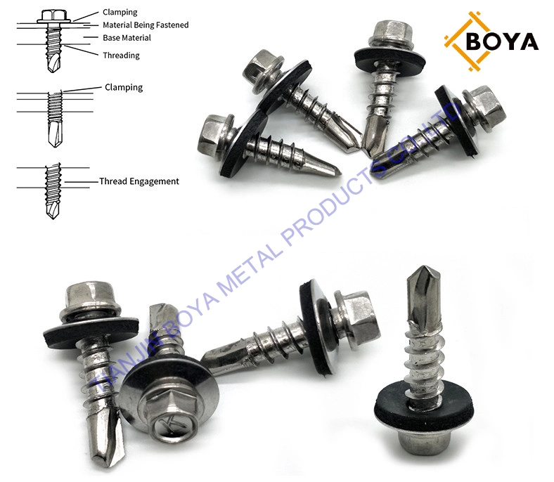 Best Selling Hexgonal Hex Head Self Drilling Self Tapping Screw