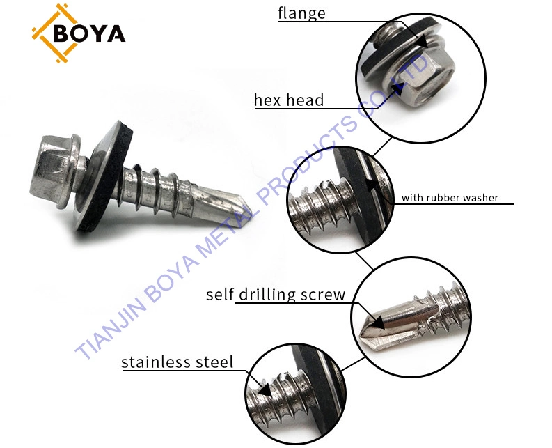 Best Selling Hexgonal Hex Head Self Drilling Self Tapping Screw