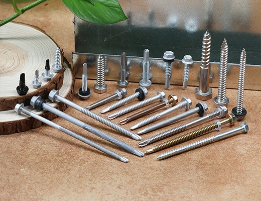 TGR/Tsingri Hex Head Wood Steel Construction Fixing Screws Batten Screws Self Tapping Screws