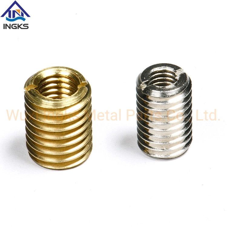 Hot Sale Stainless Steel 304 Cut End Flange Head Slotted Self Tapping Thread Insert Nut