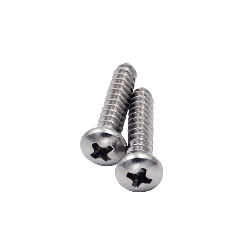 M1.6-M8 Cross Pan Head Washer 8.8 Long Thread Zinc Plated Self Tapping Screw