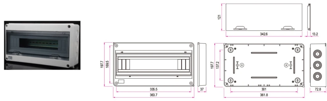 Water Proof Enclosure Juction Panel Boxes Solar Junction Box