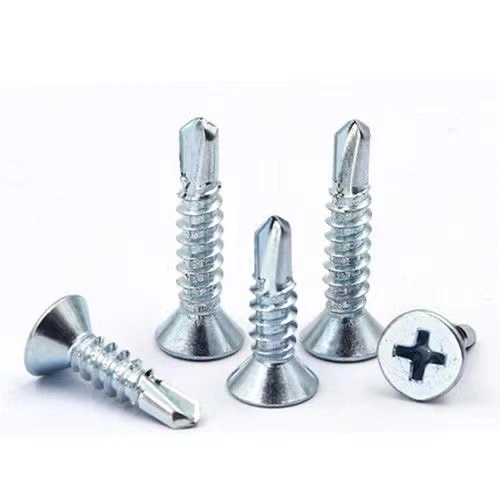 White Zinc Dovetail Screw/ Self Tapping Screw