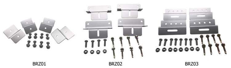 Solar Panel Mounting Brackets Z Type for RV, Boat, Motor Home Roof