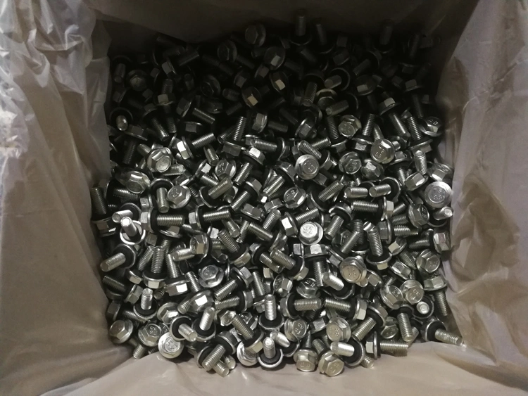 Metric Standard Class 8.8 Hex Flange Head Zp Grain Silo Bolt