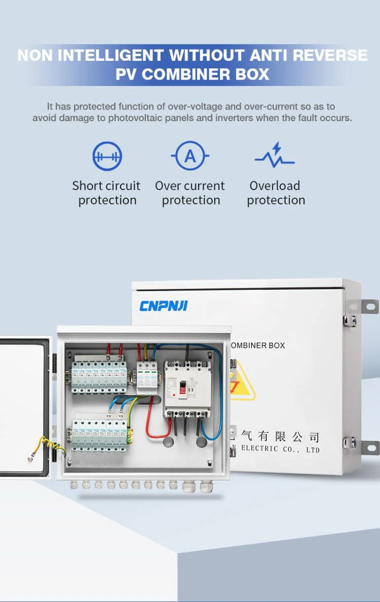 DC Solar Energy System Junction Box Mgv-Dcpv8 Photovoltaic Combiner Box