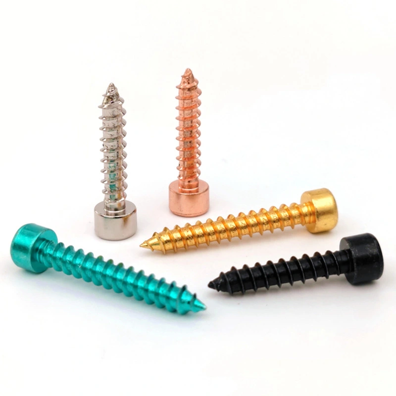 M2 M3 M4 M5 M6 Stainless Steel 304 316 Hex Socket Allen Cylindrical Cap Head Self Tapping Screws for Plastic Audio Amplifier Speaker