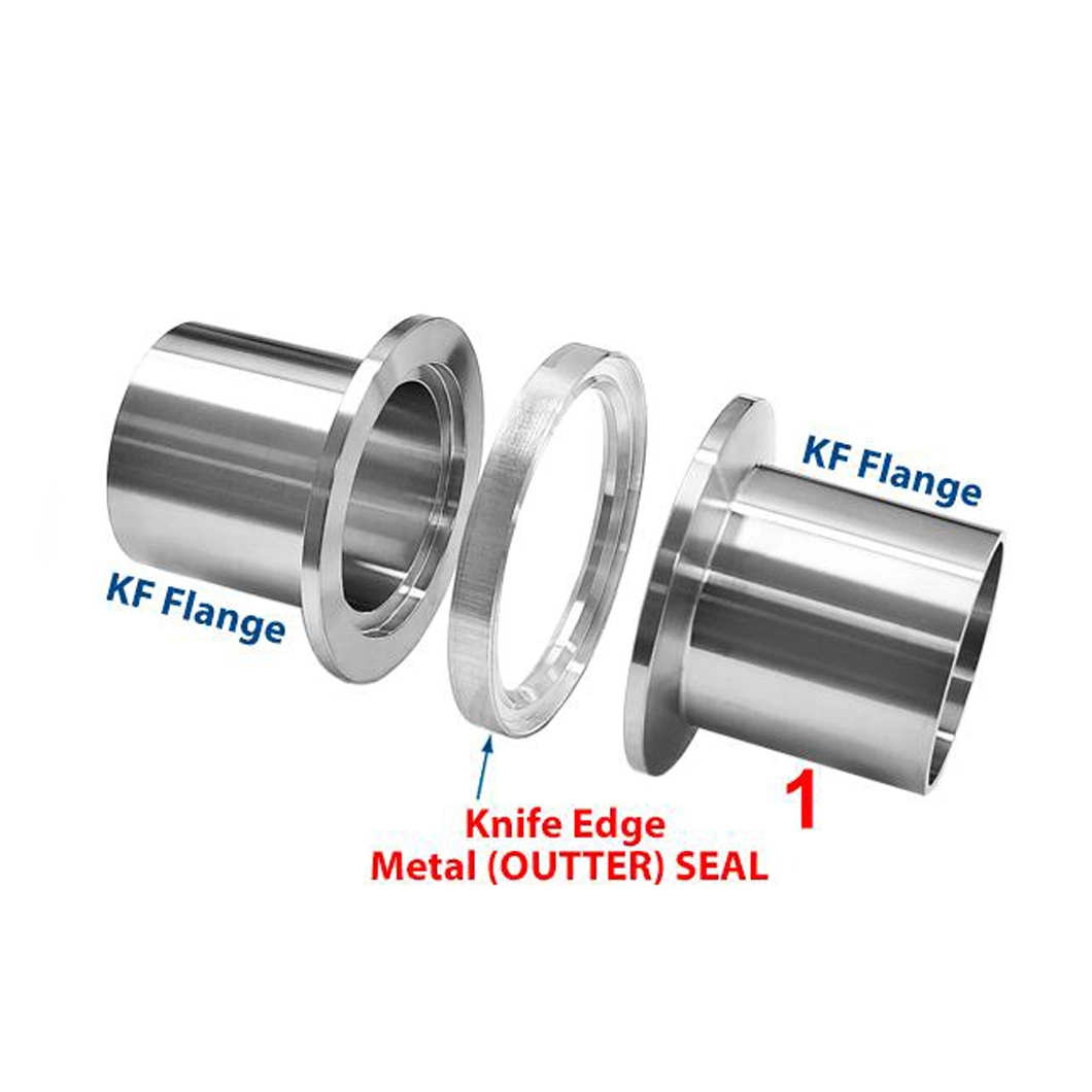 Rycome Vacuum Pipe Fittings China Distributor Kf80cc Kf100cc Kf125cc Kf160cc Kf200cc Kf250cc Large Kf Stainless Steel Clamp