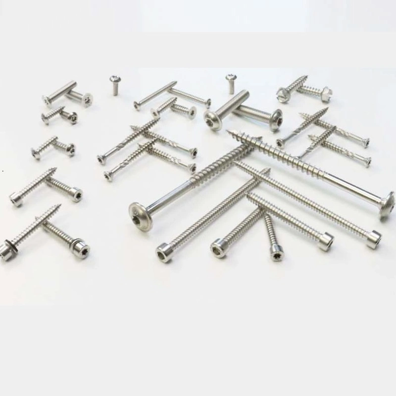 China Fasteners 10 X 2 Inch Stainless Steel Deck Screws Serrated Saw Cutting Thread Self Tapping Metal Joist Deck Screw