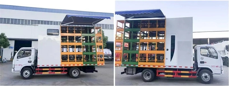 High quality 4X2 40 to 64 Boxes Mobile Beekeeping Truck for Sale