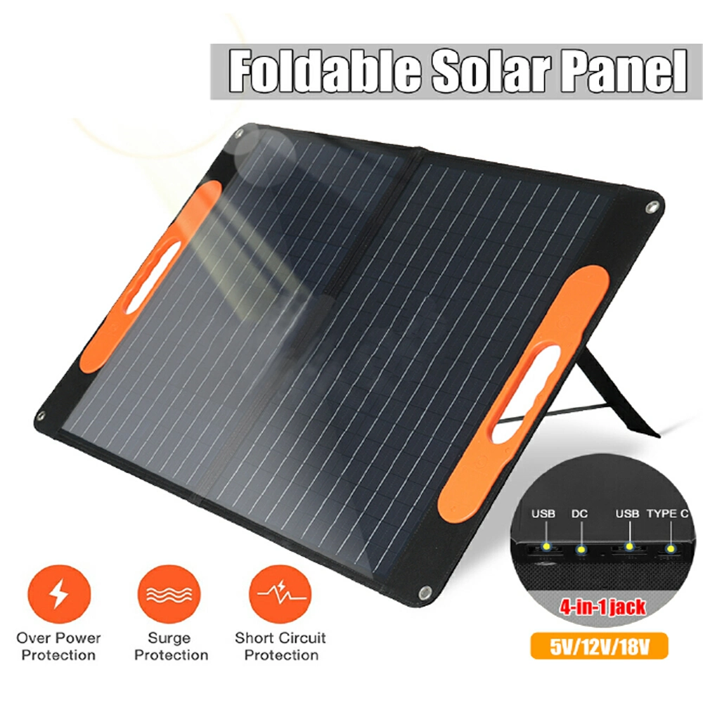 Portable 200W 18V Foldable Solar Panel &amp; Mc4 Anderson Xt60 DC &amp; Adjustable Kickstands