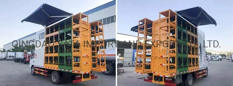 High quality 4X2 40 to 64 Boxes Mobile Beekeeping Truck for Sale