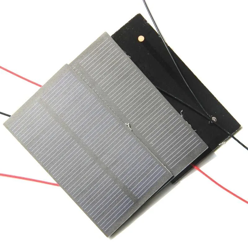 1W 5V Mono Pet Mini Solar Panel+15cm Cable