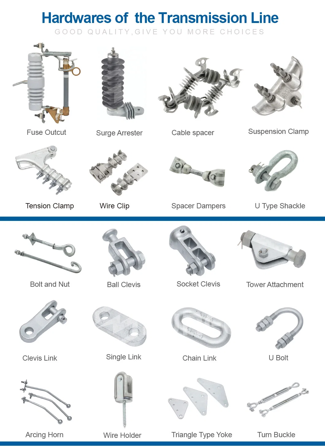 Factory Direct Sales Dead End Bolted Quadrant Strain Clamp for Cable Fittings