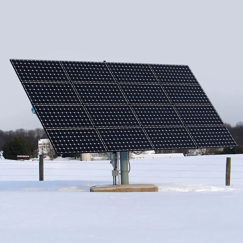 9kw Photovoltaic Panel Tracker Dual Axis Solar Tracking Bracket System