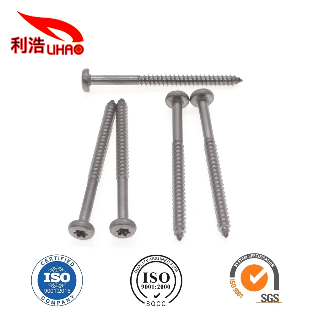 St4*50 Stainless Steel Torx Pan/Round Head Half Thread/Tooth Self-Tapping/Wood Screw