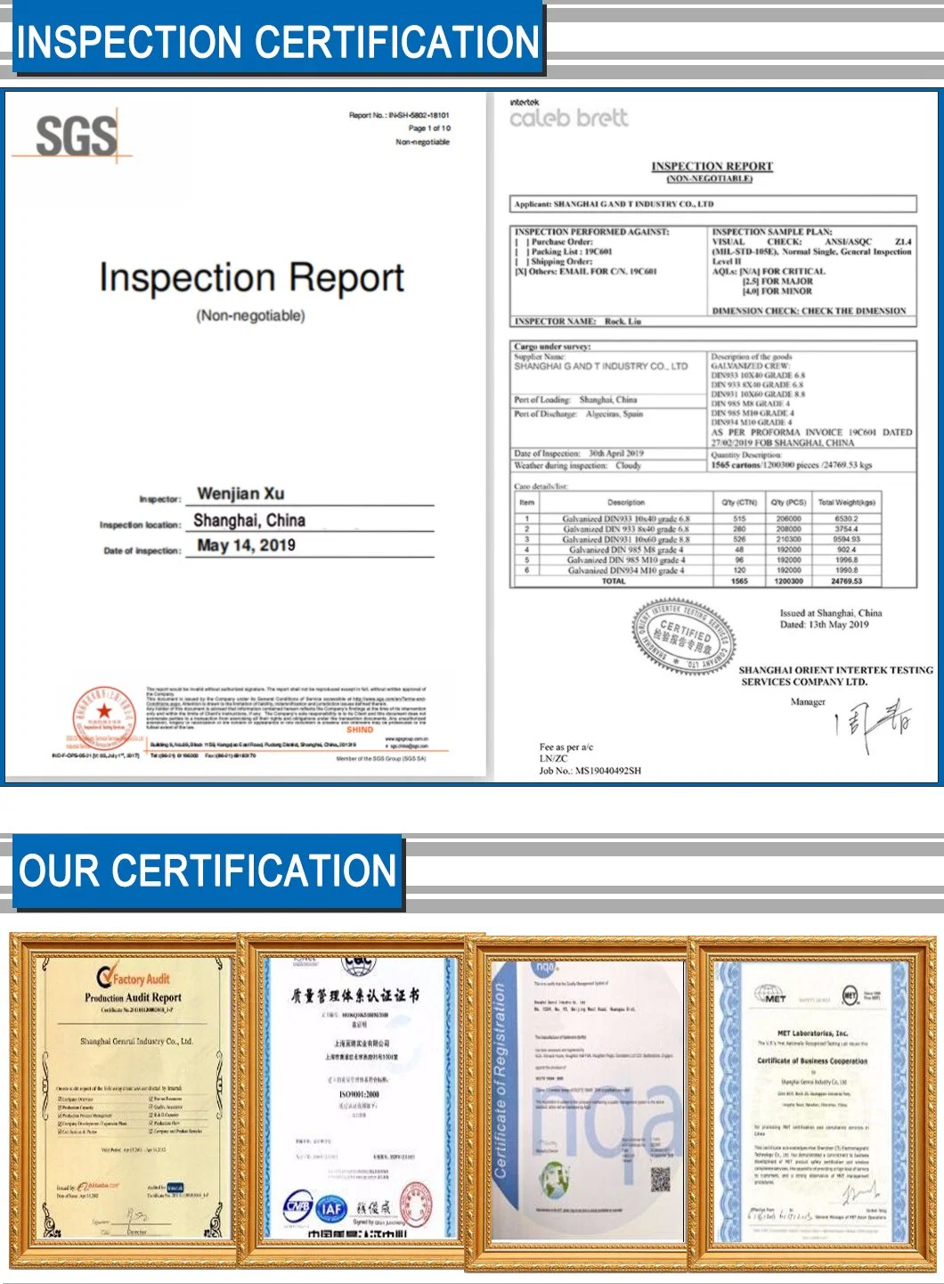 Stainless Steel 310 S31000 Monelk400 B8 B8m B8a B8c B8r B8t F593 B8mcl2 ASTM 453 660 2205 32750 Full Thread DIN933 DIN931 ASME B18.2.1 M6 API-20e Hex Bolts