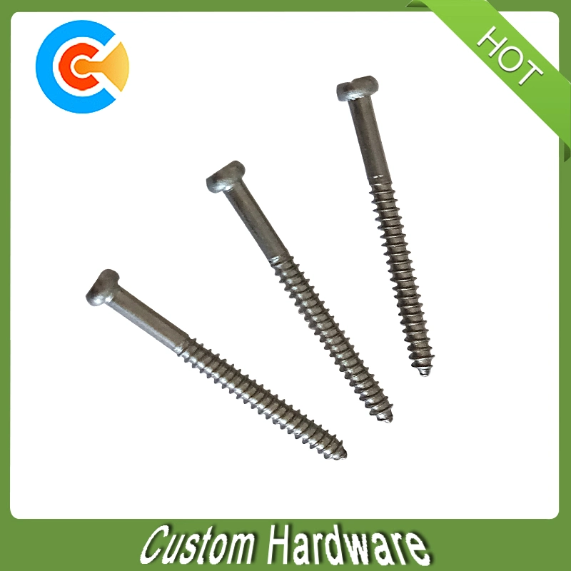 Custom Made Phillips Cross Round Flat Head Long Self-Tapping Screw