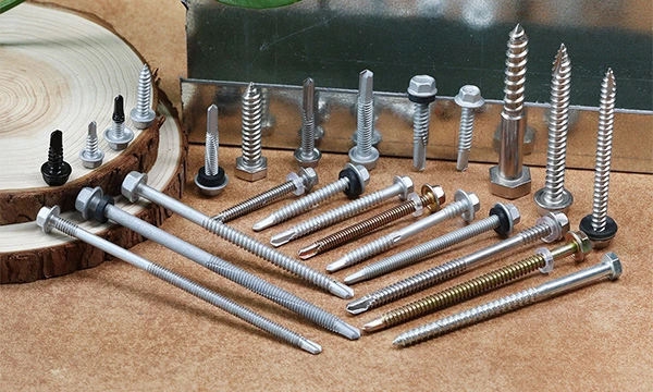 TGR/Tsingri Hex Head Wood Steel Construction Fixing Screws Batten Screws Self Tapping Screws