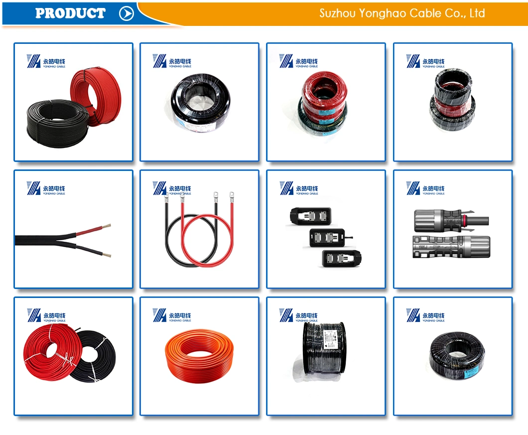 Single-Core DC Solar Photovoltaic Cable with Dual Protective Jacket for Outdoor Solar Panel Extension