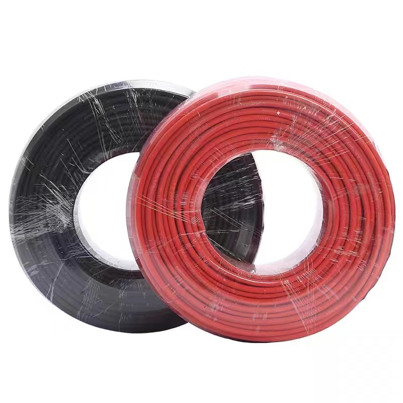 H1z2z2-K AWG Red/Black Solar Cables Photovoltaic PV DC Cable (4mm, 6mm) for Panel Station