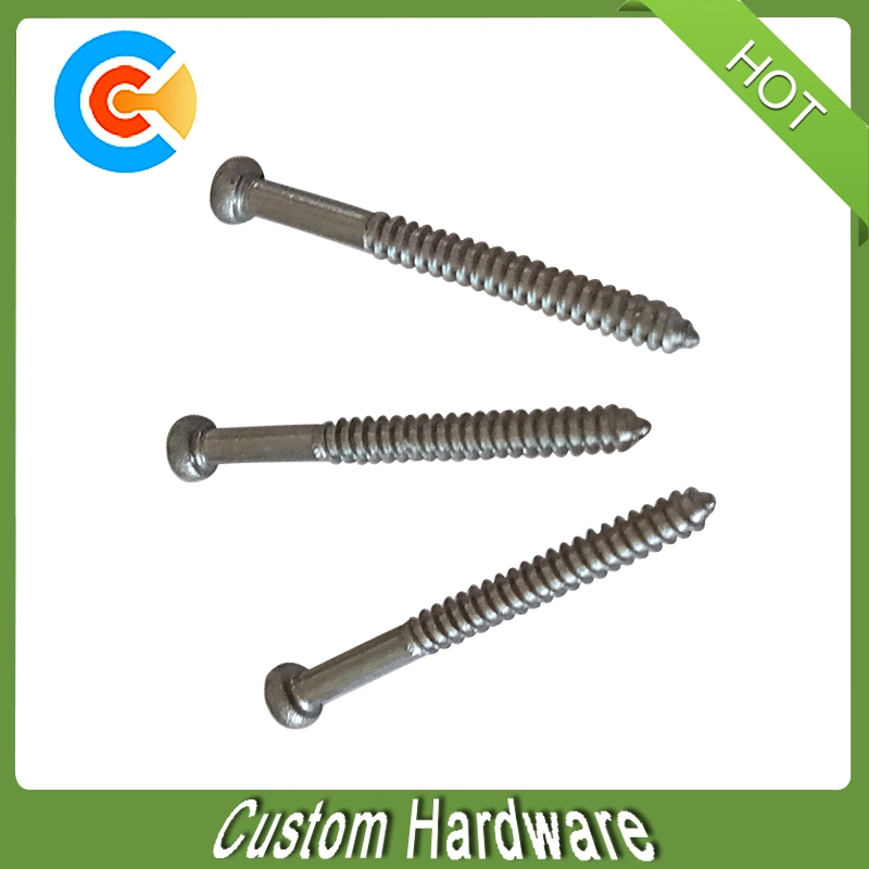 Custom Made Phillips Cross Round Flat Head Long Self-Tapping Screw