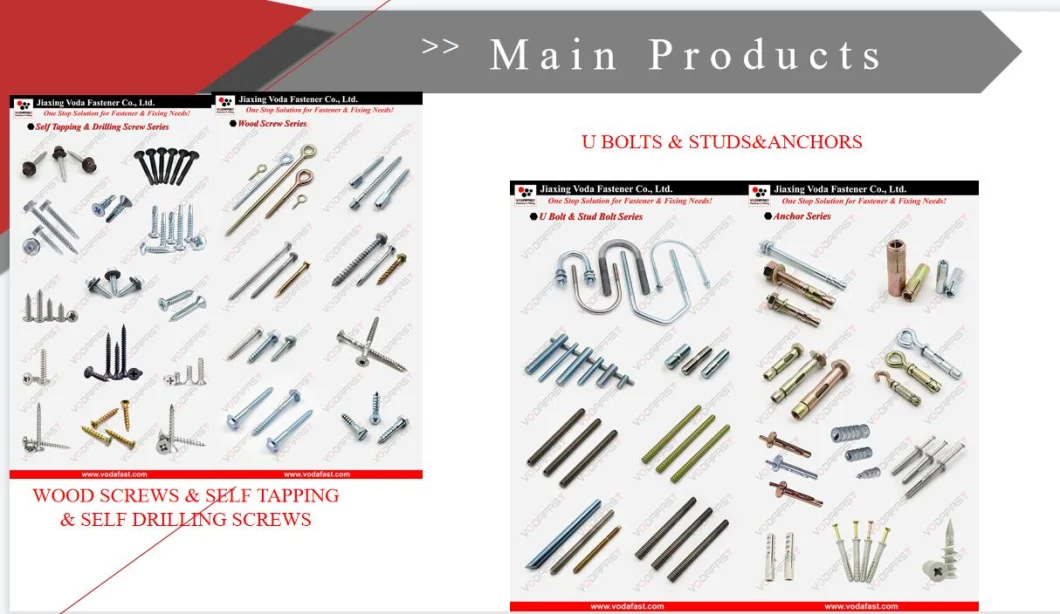 Vodafast Carbon Steel Stainless Steel Self Tapping Screws