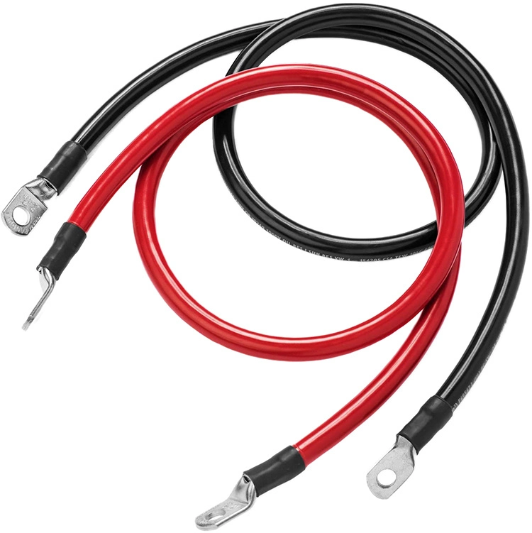 Customize Different Lengths 10 Square 16 Square 25 Square Red Black Solar Car Battery Connection Cable