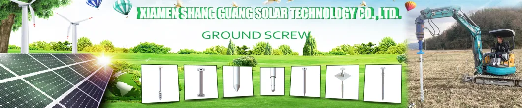 Adjustable Ground Screw Direct Factory Price for Mounting System &amp; Solar Bracket