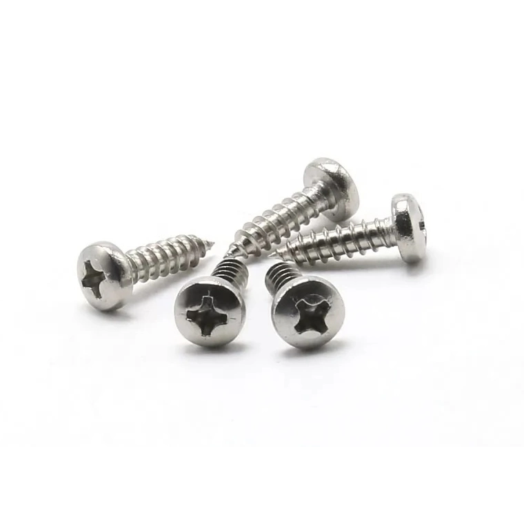 DIN 7981 Zinc Plated Galvanized Phillips Drive Cross Recessed Type Ab Thread Carbon Steel Stainless Steel 304 316 Pan Head Self Tapping Screw