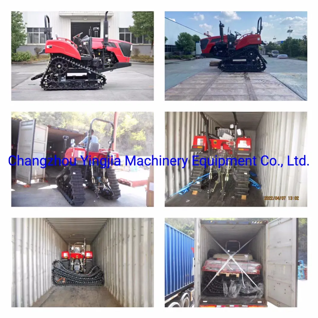 New High-End Listing China Agricultural Crawler Mini Tractores Agricolas